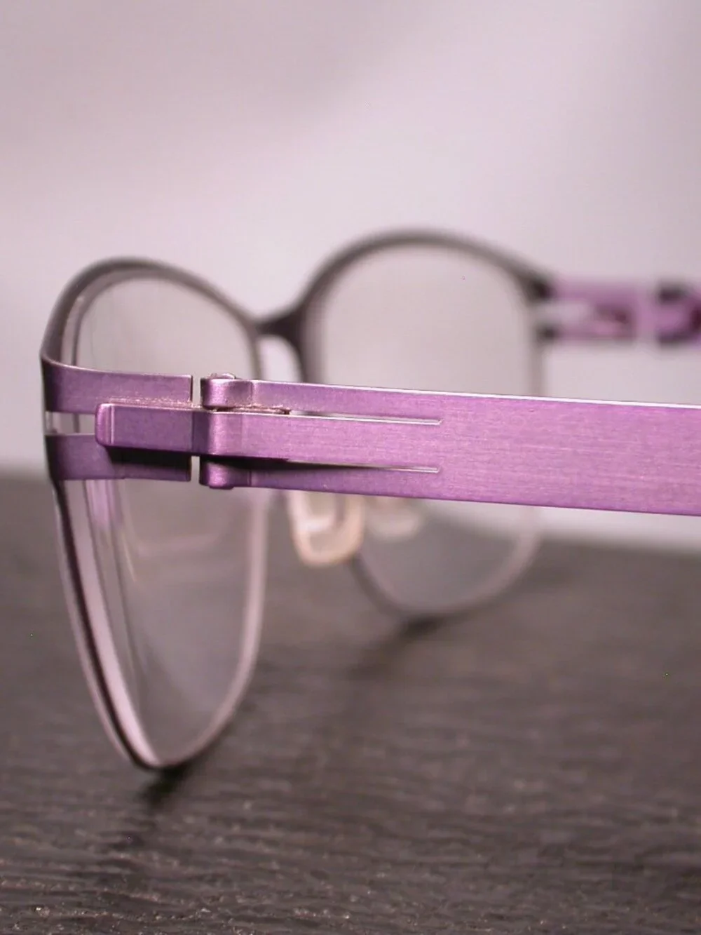 Ovvo Purple Modern Light Weight Frames Eyeglasses Hand Made in European Union